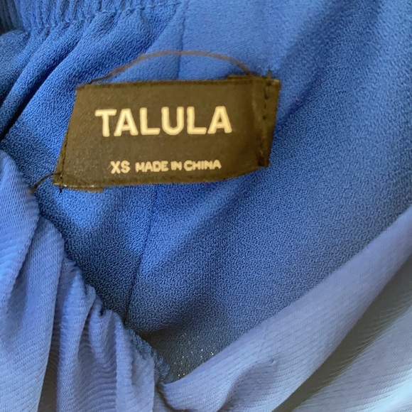 Talula Halter Midi dress- Blue - Picture 6 of 7